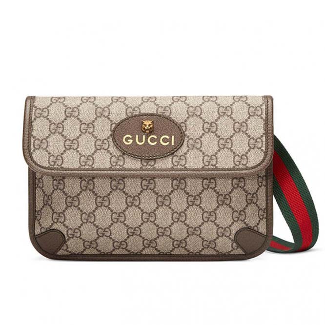 GUCCI NEO VINTAGE GG SUPREME BELT BAG 493930  (24*16.5*4cm)